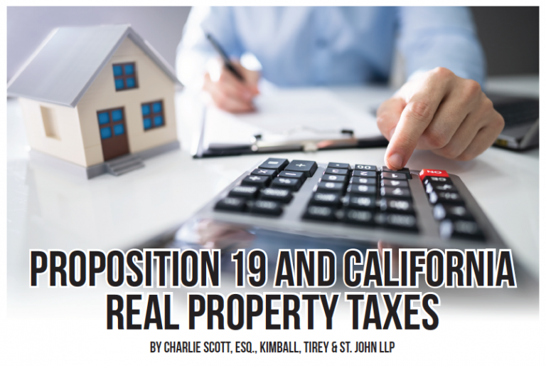 Apartment Management Magazine Proposition 19 and California Real Property Taxes Apartment